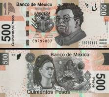 *500 Pesos Mexiko 2010-17, P126 UNC - Kliknutím na obrázok zatvorte -